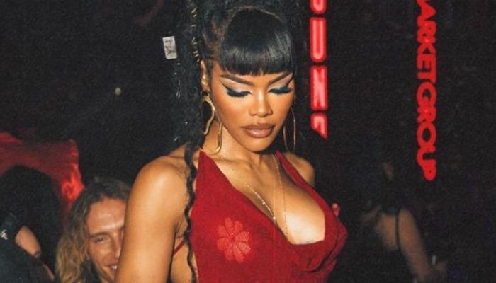 En seksi kadın seçilmişti! Elbisesinde dikiş dâhi yok… Teyana Taylor baştan aşağı kesik elbisesiyle geceye damga vurdu! Göğüs altı dekoltesi nefes kesti