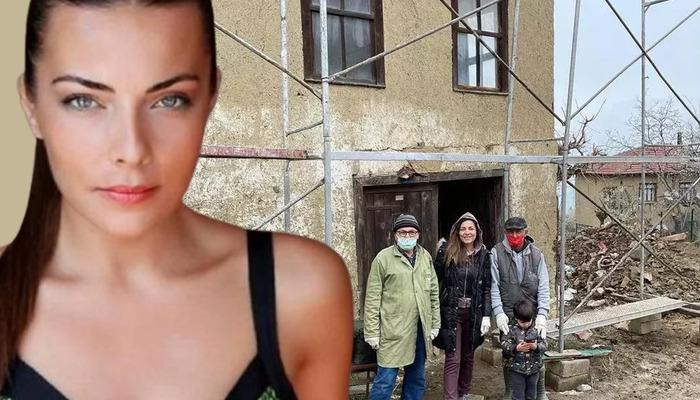 Burcu Kara doğduğu evi köhne halinden kurtardı! Köy evinde doğayla iç içe…