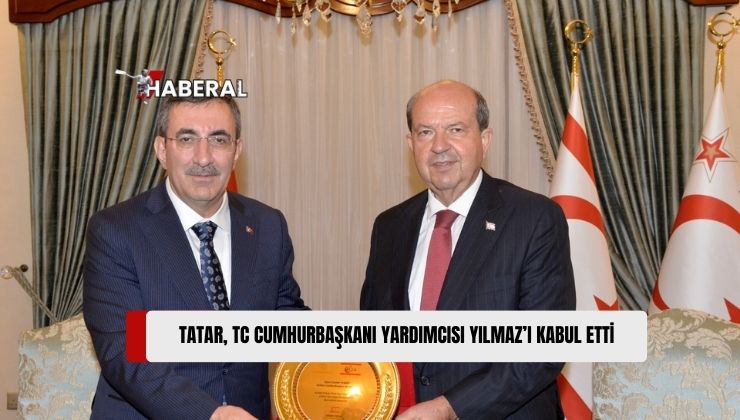 Cumhurbaşkanı Ersin Tatar, KKTC’nin Kuruluşunun 41. Yıl Dönümü Kutlamaları Dolayısıyla Adaya Gelen Türkiye Cumhuriyeti Cumhurbaşkanı Cevdet Yılmaz’ı Kabul Etti