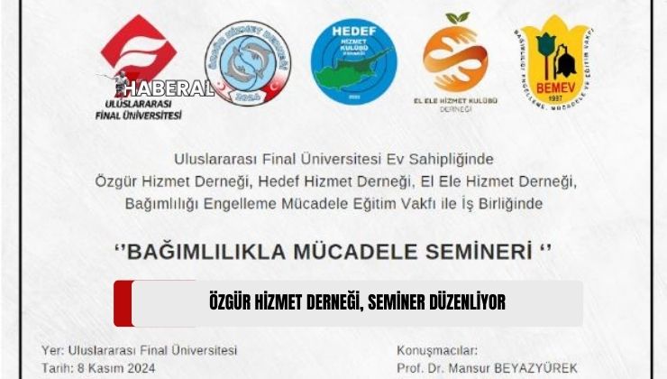 “Bağımlılıkla Mücadele Semineri” Düzenlenecek