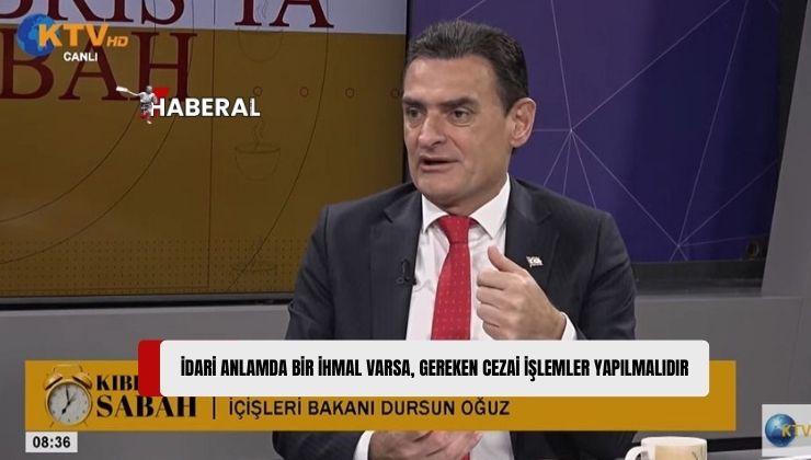 İçişleri Bakanı Oğuz: “Sağlık ve Eğitim İhtiyaçları Önceliğimiz”