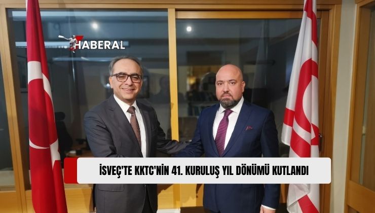 Kuzey Kıbrıs Türk Cumhuriyeti’nin (KKTC) 41. Kuruluş Yıl Dönümü İsveç’in Başkenti Stockholm’de Resepsiyonla Kutlandı