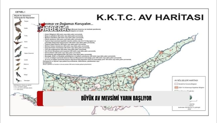 Büyük Av Mevsimi Boyunca Avcılar Toplam 12 Gün, Belirli Hayvanları Avlayabilecek