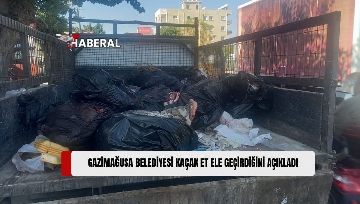 Gazimağusa Belediyesi 448 Kilo Kaçak Et Ele Geçirdiklerini Açıkladı