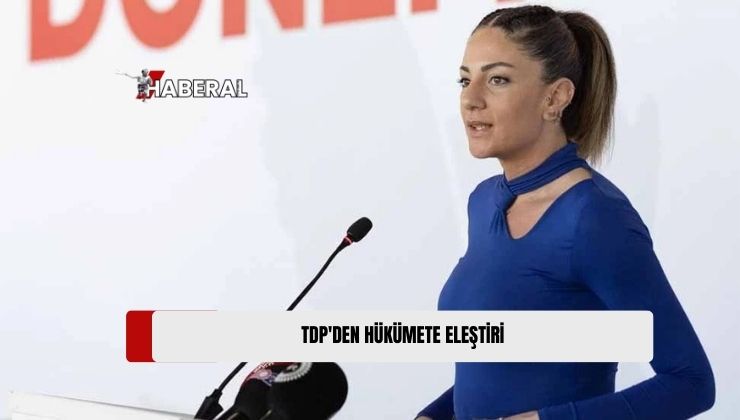 TDP, Yerel Üretim, Sanayi ve Ticaret Politikaları Sorumlu MYK Üyesi Güner Ersen, Hükümeti Eleştirdi