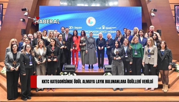 Girişimci Kadın Gücü Yarışması’nın KKTC Kategorisinde Ödül Almaya Layık Bulunanlara Ödülleri Verildi