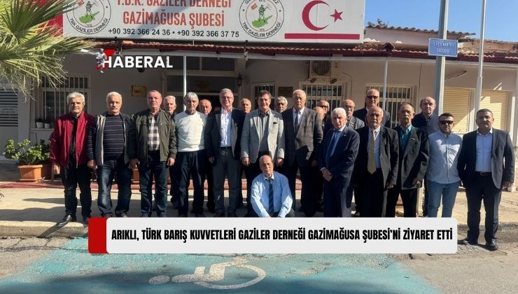 Bayındırlık ve Ulaştırma Bakanı Erhan Arıklı, Türk Barış Kuvvetleri Gaziler Derneği’ni Ziyaret Etti