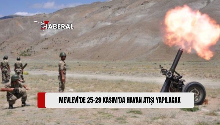 Güzelyurt Kaymakamlığı, Mevlevi Bölgesinde 25-29 Kasım’da Havan Atışı Eğitimi Yapılacağını Duyurdu