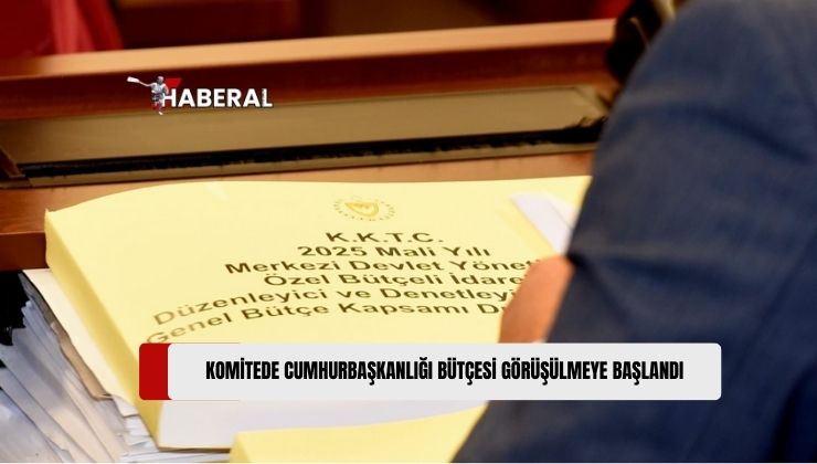 Cumhuriyet Meclisi Ekonomi, Maliye, Bütçe ve Plan Komitesi’nde 2025 Mali Yılı Merkezi Devlet Yönetimi Bütçe Yasa Tasarısı’nın Madde Madde Görüşülmesine Geçilmesi Oylandı ve Oy Çokluğuyla Onaylandı