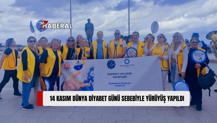 Girne’de Diyabet Hastalığına Dikkat Çekmek İçin Farkındalık Yürüyüşü ve Şeker Taraması Etkinlikleri Yapıldı