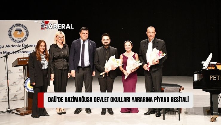 Devlet Okulları Yararına Resital Yapıldı