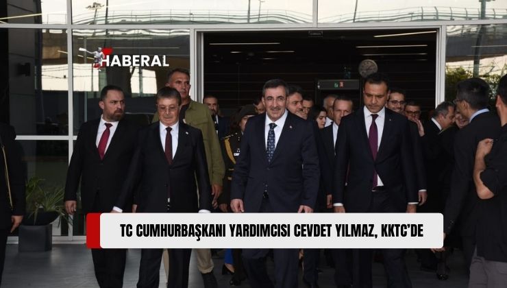 Türkiye Cumhuriyeti Cumhurbaşkanı Yardımcısı Cevdet Yılmaz, 15 Kasım Cumhuriyet Bayramı Etkinliklerine Katılmak Üzere KKTC’ye Geldi