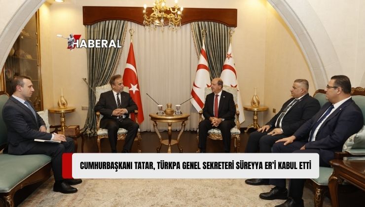 Cumhurbaşkanı Ersin Tatar, Türk Devletleri Parlamenter Asamblesi (TÜRKPA) Genel Sekreteri Süreyya Er ve Beraberindeki Heyeti Kabul Etti