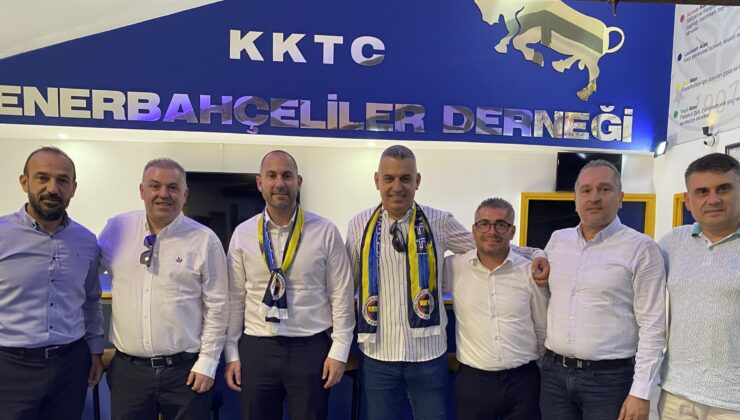 Fenerbahçe Yönetim Kurulu Üyesi Rıfat Perahya, KKTC Fenerbahçeliler Derneği’ni ziyaret etti