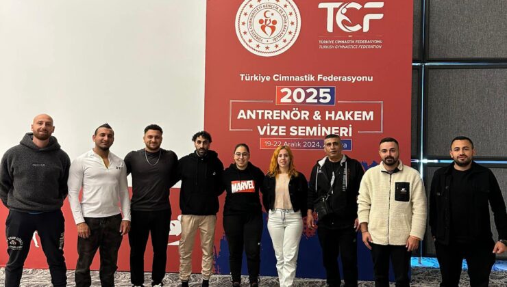 Cimnastik antrenörleri eğitim aldı