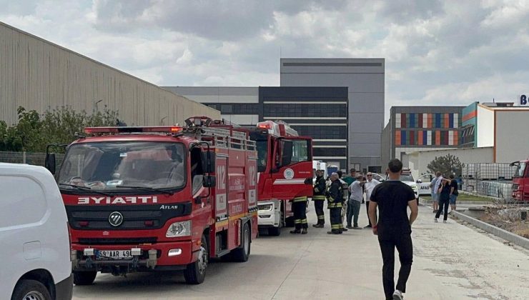 Tekirdağ’da anestezi gazı üreten fabrikada meydana gelen patlamada 2 işçi öldü