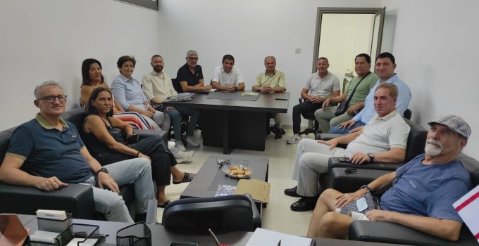 CTP Spor Komitesi, Üniversite Sporları Federasyonu’nu ziyaret etti