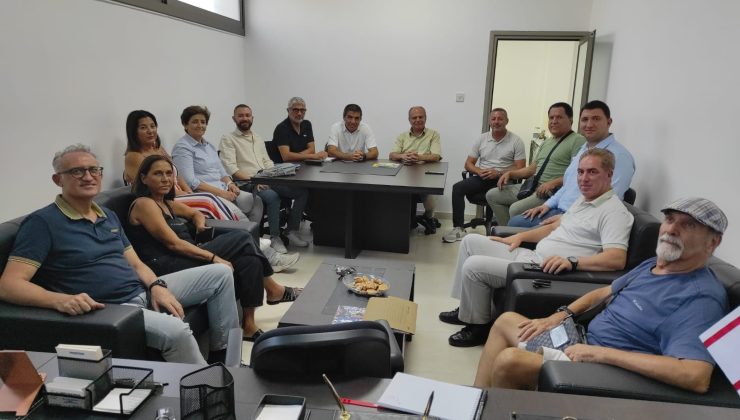 CTP Spor Komitesi, Üniversite Sporları Federasyonu’nu ziyaret etti