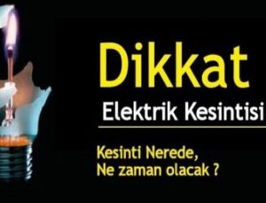 Alayköy ve Metehan sınır kapısı bölgesinde yarın 2 saatlik elektrik kesintisi