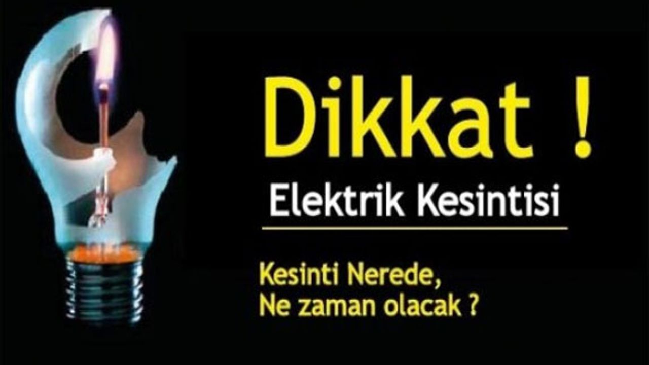 Alayköy ve Metehan sınır kapısı bölgesinde yarın 2 saatlik elektrik kesintisi
