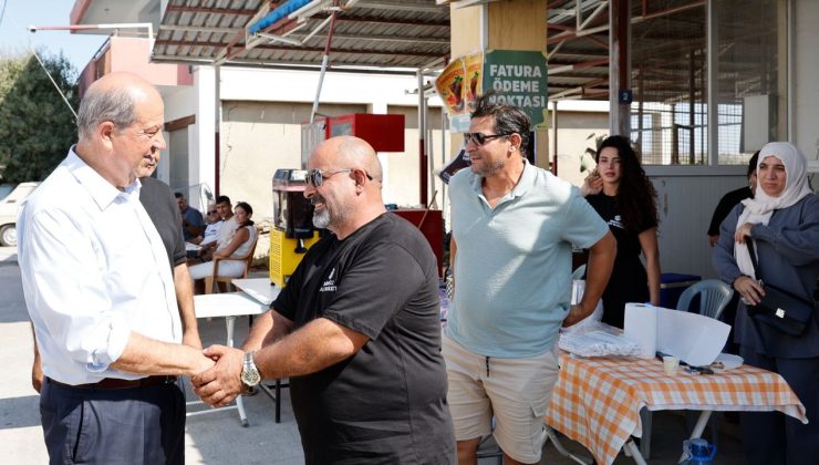 Cumhurbaşkanı Tatar, Şirinevler Gonnara Festivali’ni ziyaret etti