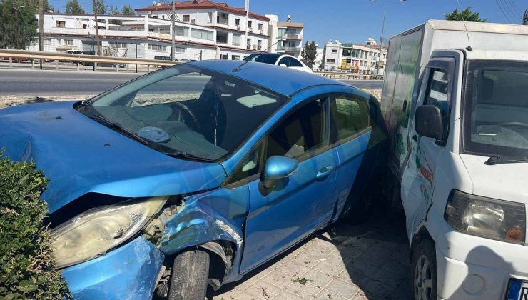 76 yaşındaki sürücü yaralandı