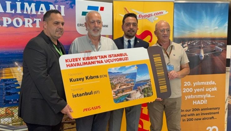 Pegasus, Ercan’dan İstanbul Havalimanı uçuşlarına başladı