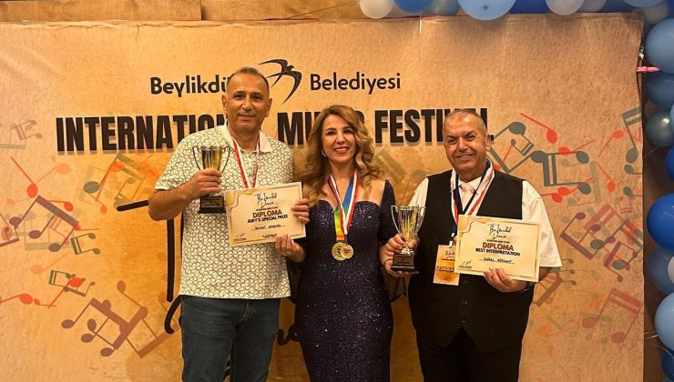 “The İstanbul Dream” şarkı yarışmasında Bahar Esintileri Sanat Derneği solistlerine ödül