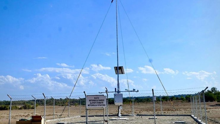 Gönyeli Alayköy’e iki otomatik meteoroloji istasyonu