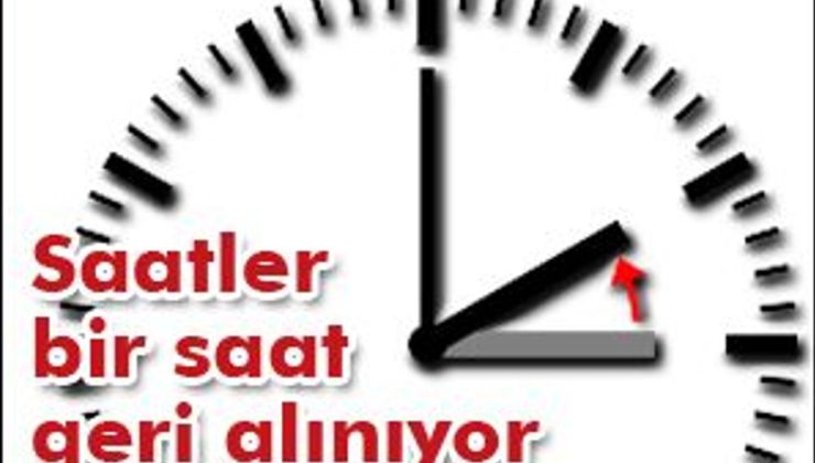 Yaz saati uygulaması pazar günü sona erecek