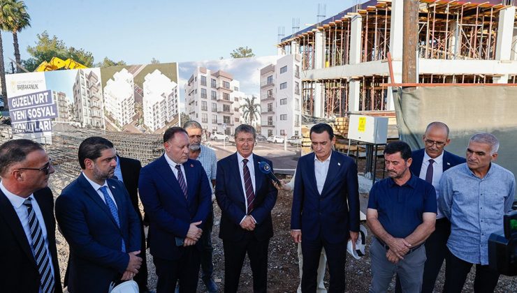 Üstel, Güzelyurt Yeni Sosyal Konut Projesi’ni inceledi