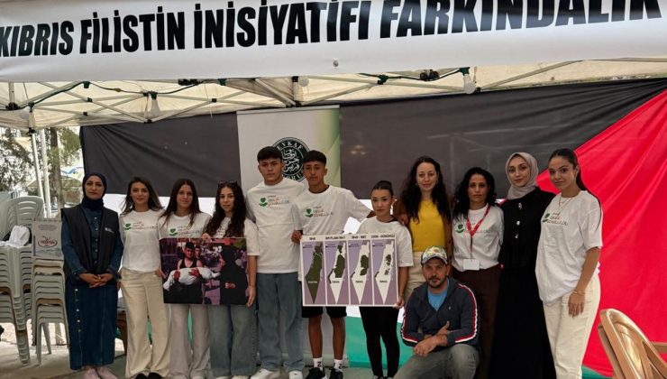 Kıbrıs Vakıflar İdaresi’nden Filistin Dayanışma Çadırına destek