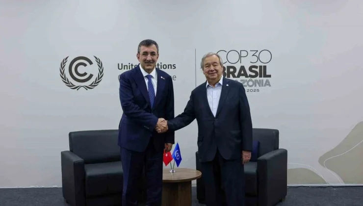 Yılmaz, Guterres ile görüştü: “Küresel barış için işbirliklerine yapıcı katkı sunmayı sürdüreceğiz”