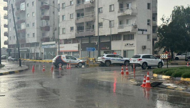 Güzelyurt-Lefkoşa ana yolunun Ağıllar Çemberi ile Gönyeli Çağaloğlu ışıkları arası trafik akışına yeniden açıldı