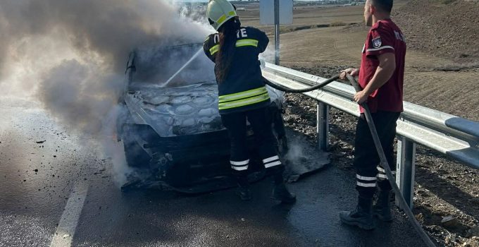 Kısa devre, aracı yaktı
