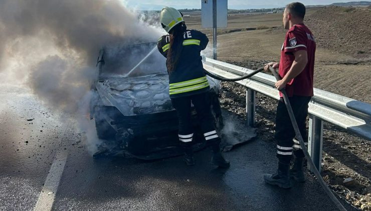 Kısa devre, aracı yaktı