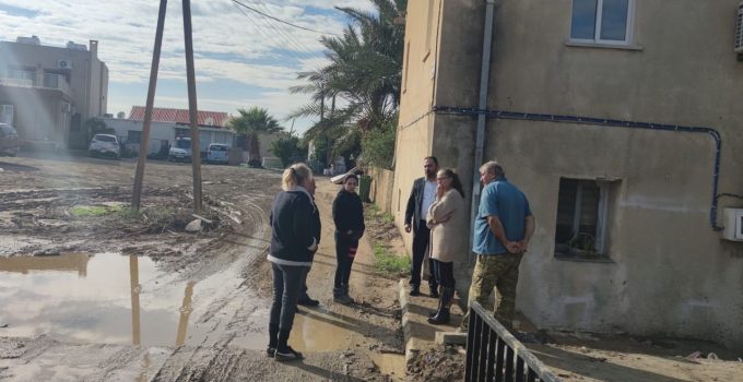 Çavuş, sel felaketinin ardından Dikmen’de hasar tespitinde bulundu