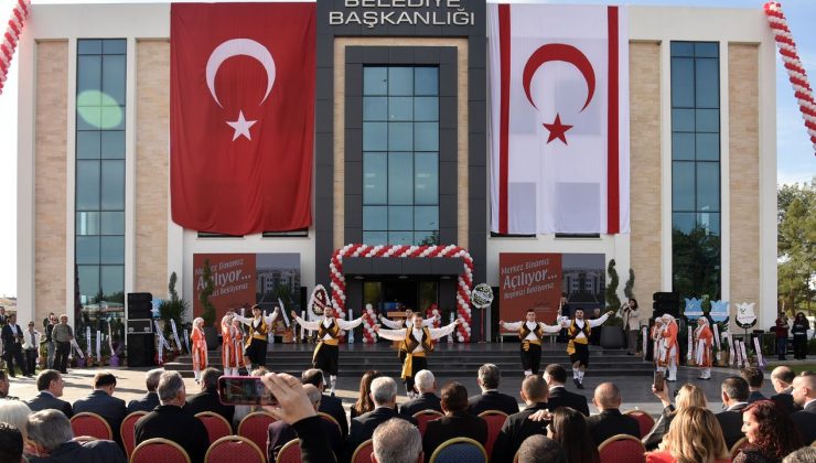 Güzelyurt Belediyesi yeni merkez binası açıldı