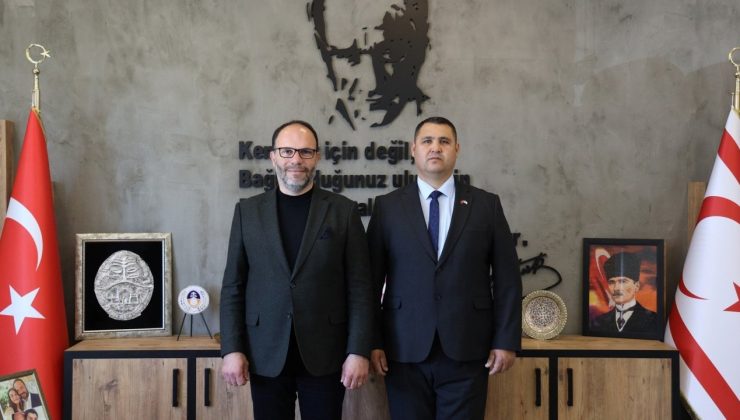 Sadıkoğlu, SSTB İskele Bölge Müdürlüğü görevine atanan Balcı’yı kabul etti