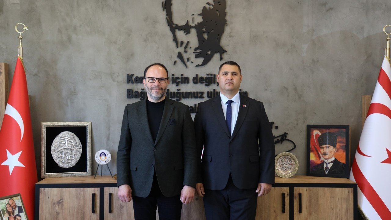 Sadıkoğlu, SSTB İskele Bölge Müdürlüğü görevine atanan Balcı’yı kabul etti