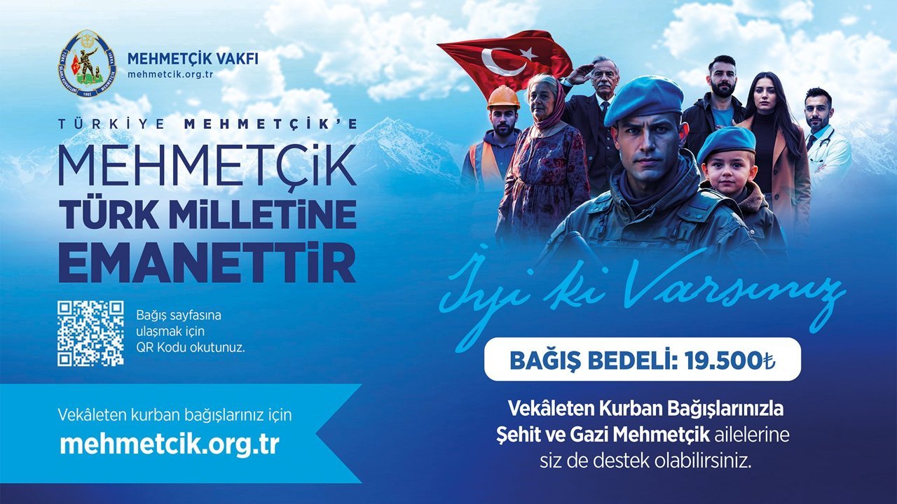 TSK Mehmetçik Vakfı, vekâleten kurban bağış kabulüne başladı