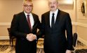 Cumhurbaşkanı Tufan Erhürman, Azerbaycan Cumhurbaşkanı İlham Aliyev ile görüştü