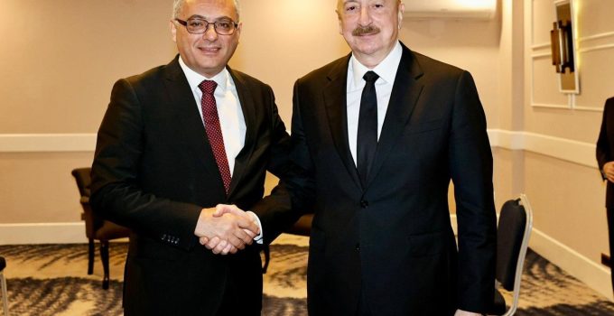 Cumhurbaşkanı Tufan Erhürman, Azerbaycan Cumhurbaşkanı İlham Aliyev ile görüştü