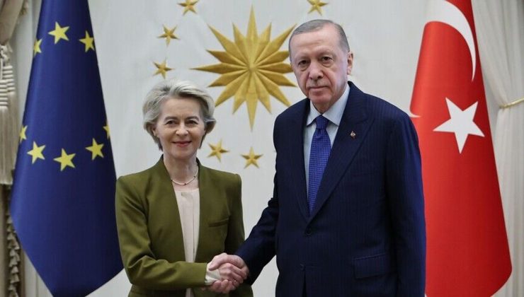 Erdoğan, AB Komisyonu Başkanı ile görüştü