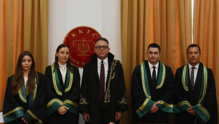 Yeni yargıçlar göreve başladı