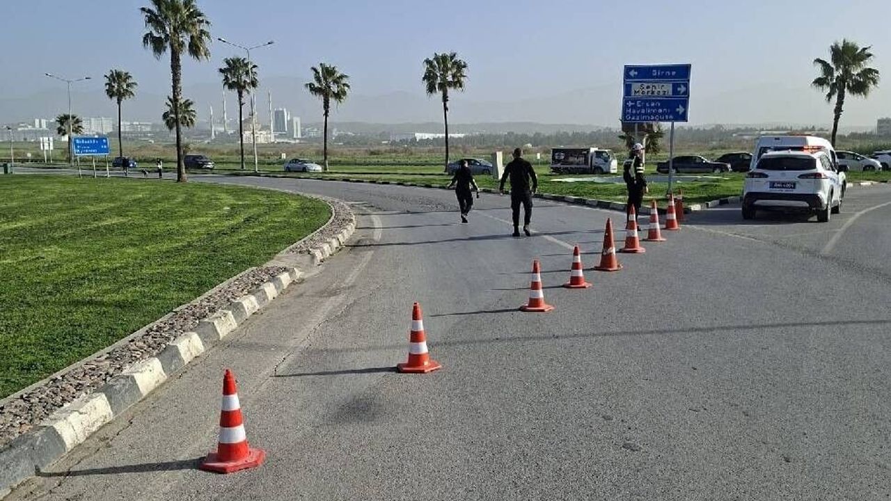 Lefkoşa Girne anayolunda trafik uyarısı