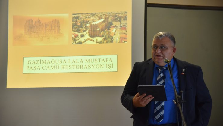 Lala Mustafa Paşa Camii ve Medresesi’ndeki restorasyon çalışmaları için bilgilendirme toplantısı yapıldı