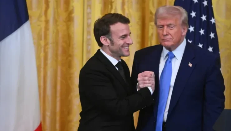 Abd başkanı trump, fransa cumhurbaşkanı macron ile new york’ta görüştü