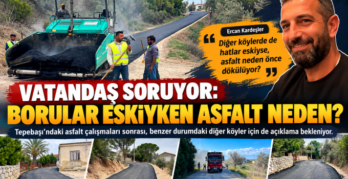 Lapta sakini iş insanı Ercan Kardeşler’den LAÇ Belediyesi’ne asfalt tepkisi