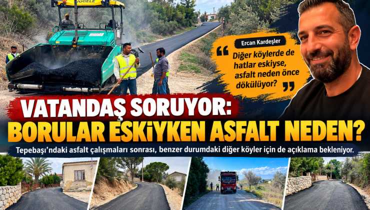 Lapta sakini iş insanı Ercan Kardeşler’den LAÇ Belediyesi’ne asfalt tepkisi